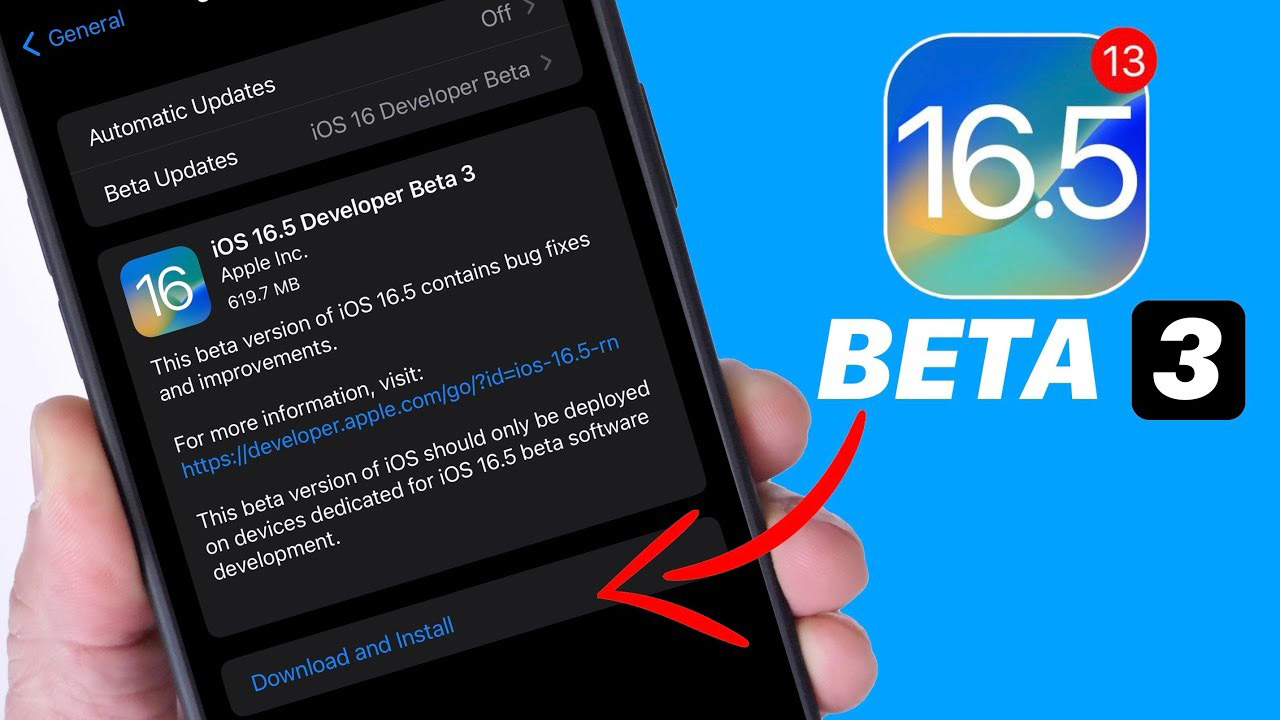 Đã có iOS 16.5 và iPadOS 16.5 developer beta 3, mời bạn cập nhật