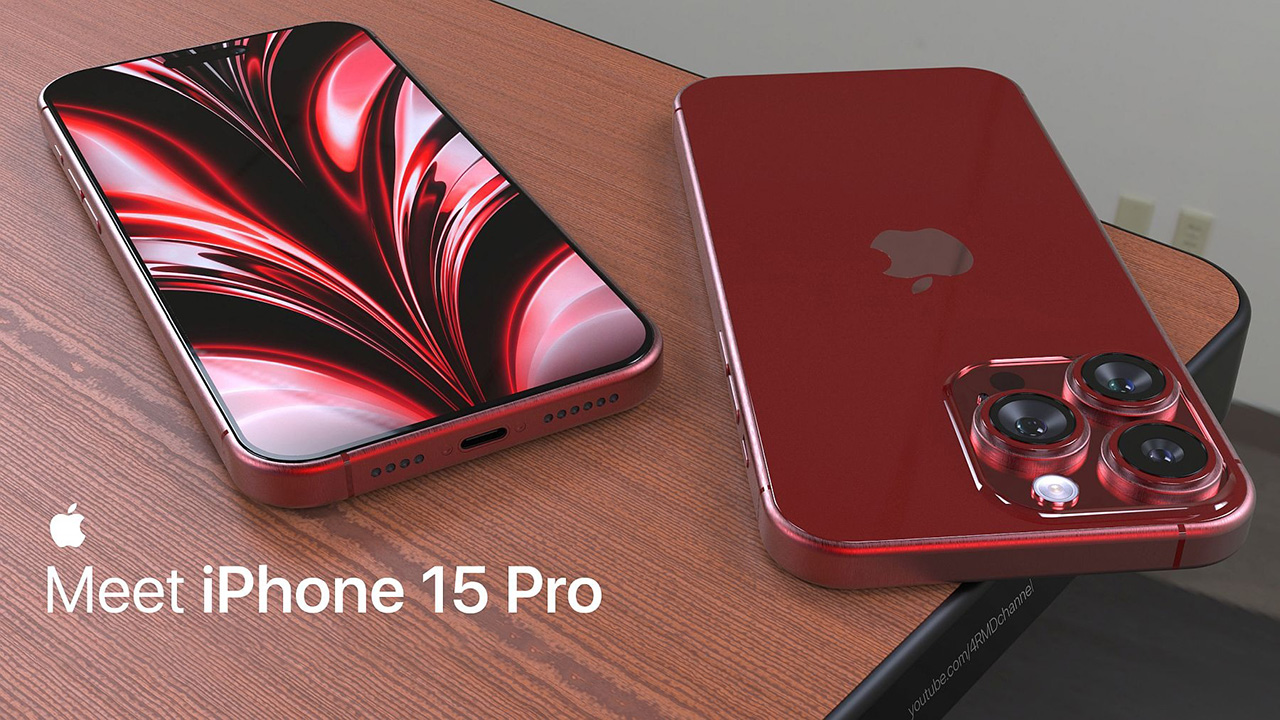 iPhone 15 Pro màu đỏ đậm lộ diện tuyệt đẹp trong ảnh render mới, nhìn là yêu ngay!!! iPhone 15 Pro màu đỏ đậm lộ diện tuyệt đẹp trong ảnh render mới, nhìn là yêu ngay!!!