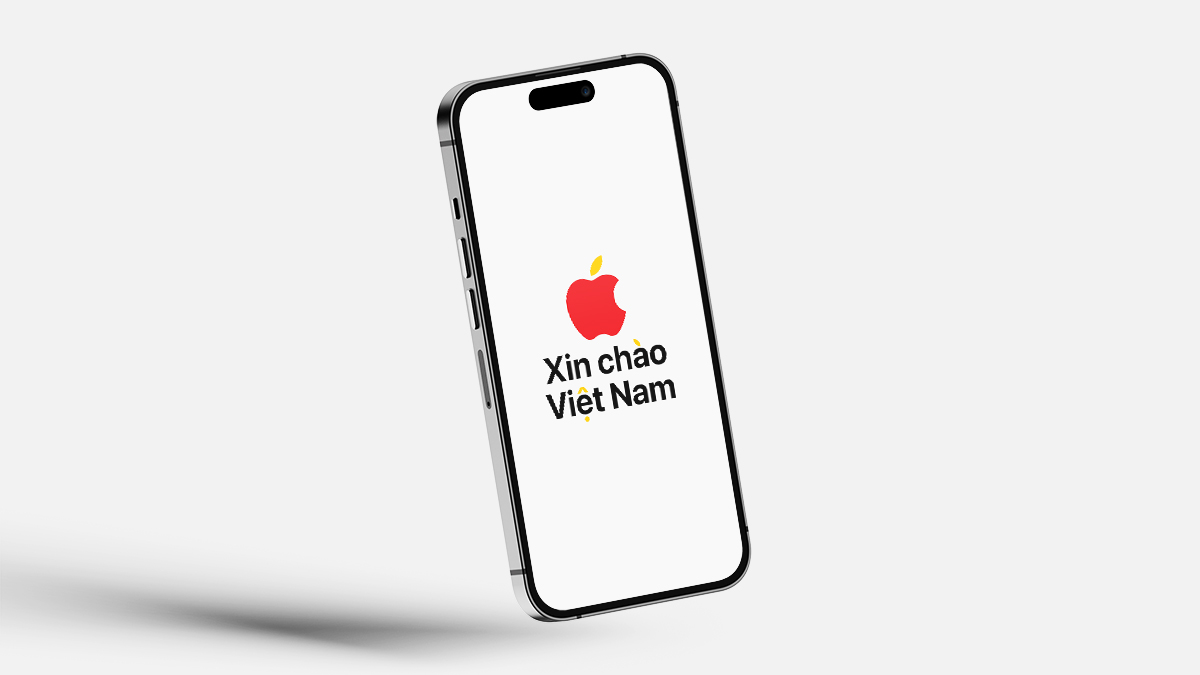 Mời tải về hình nền Apple Store "Xin chào Việt Nam"