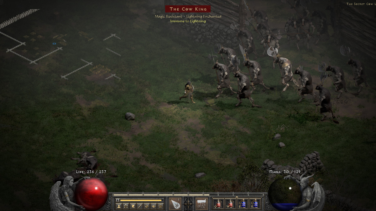 Dù Blizzard nói không tồn tại, người chơi Diablo 4 vẫn tìm kiếm bí mật "chuồng bò"