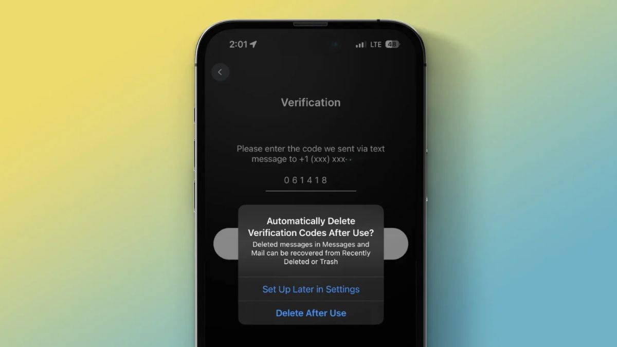 Bật mí cách tự động xóa mã xác minh trên iOS 17 cực đơn giản