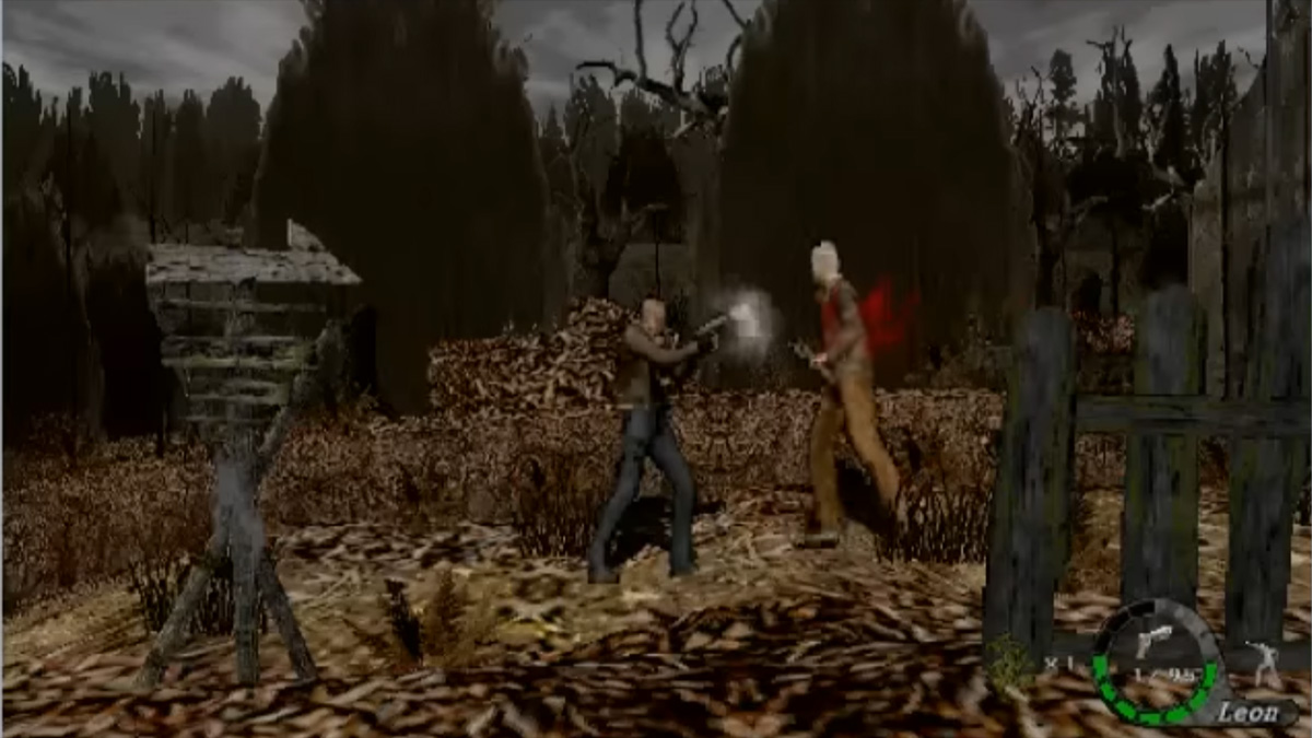 Fan cuồng hô biến siêu phẩm Resident Evil 4 thành game bắn súng màn hình ngang 2D