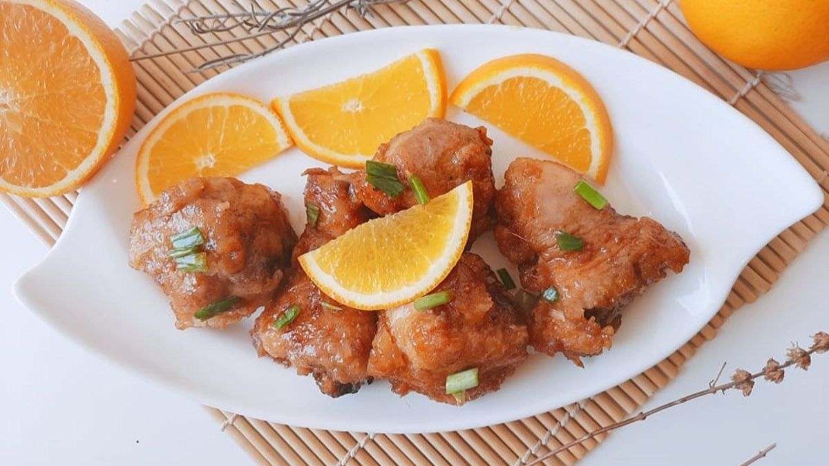 Món ngon với ức gà - Ức gà sốt cam