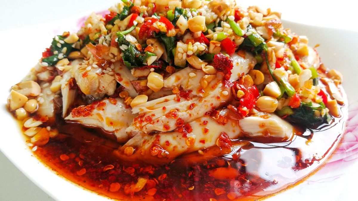 Món ngon với ức gà - Ức gà xé tứ xuyên