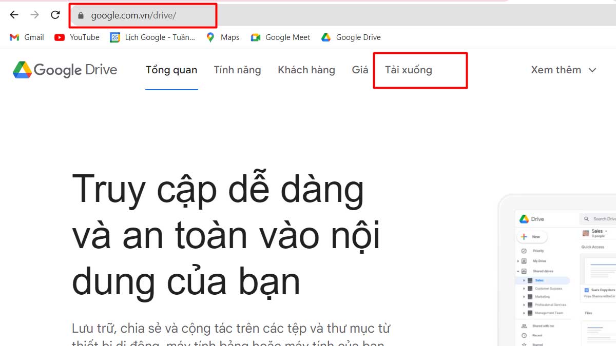 Cách tải Google drive cho máy tính, điện thoại mới nhất 2024
