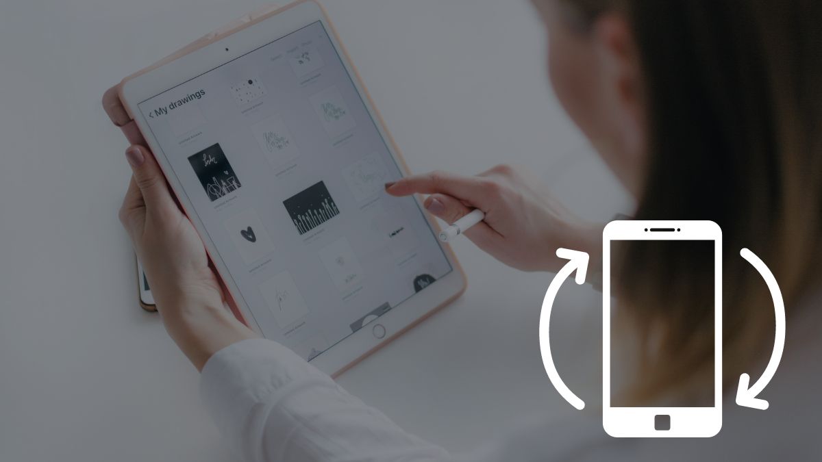 Cách xoay màn hình iPad, khóa xoay đơn giản, nhanh chóng