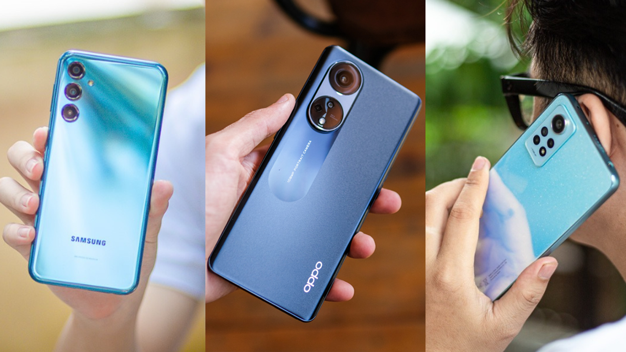 So sánh Galaxy M34 5G vs Redmi Note 12 Pro vs OPPO Reno8 T 5G: Kẻ tám lạng người nửa cân So sánh Galaxy M34 5G vs Redmi Note 12 Pro vs OPPO Reno8 T 5G: Kẻ tám lạng người nửa cân