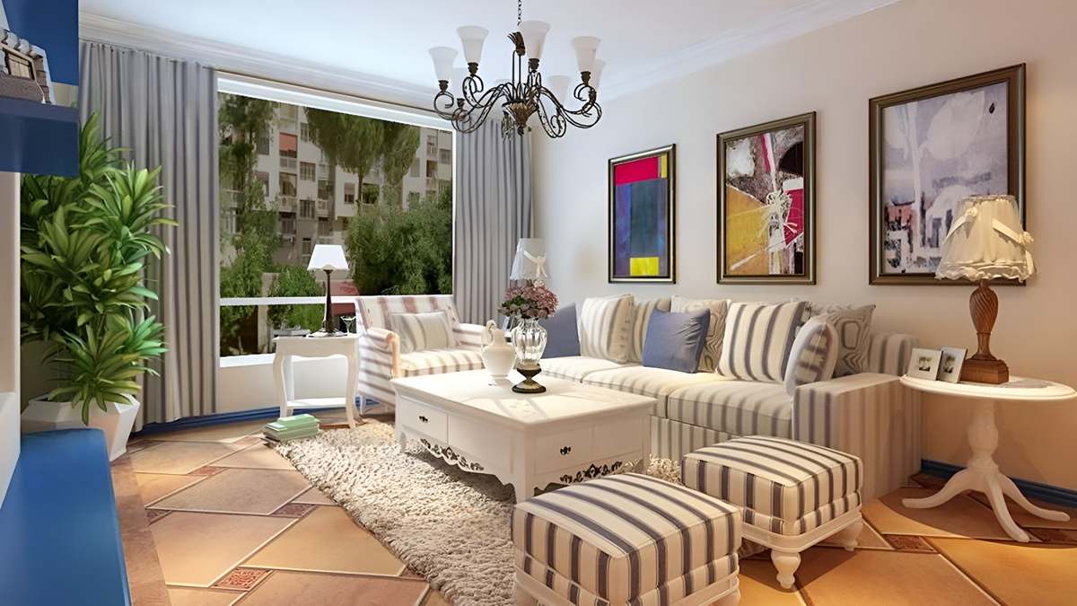 trang trí phòng khách ngày tết