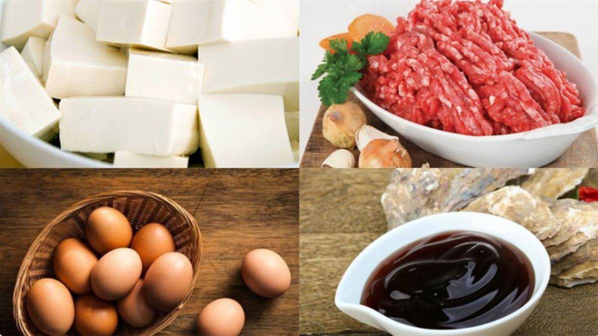 Cách làm đậu sốt cà chua thịt băm bước 1