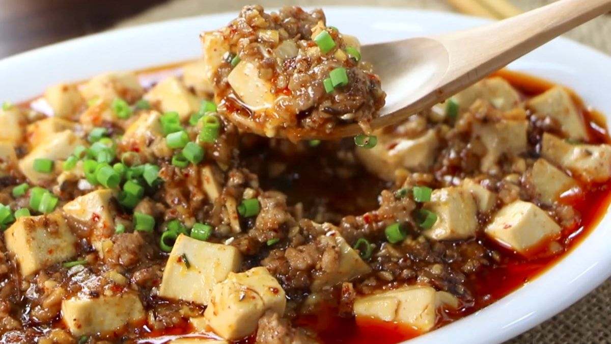 Cách làm đậu sốt cà chua thịt băm bước 3