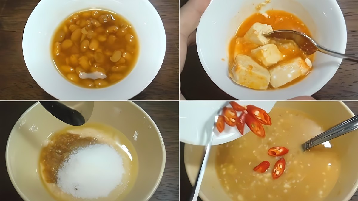Cách làm mắm tôm ăn bún đậu từ hạt đậu tương ăn chay