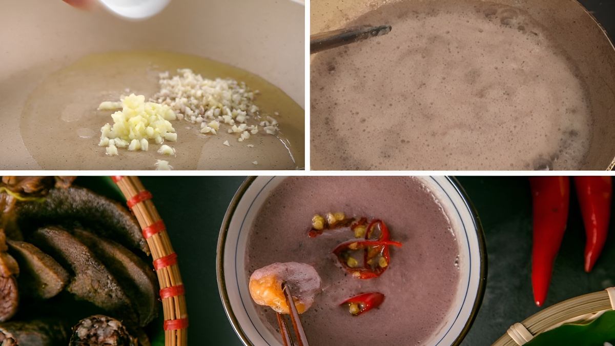 Cách làm mắm tôm để chấm bún đậu từ rượu