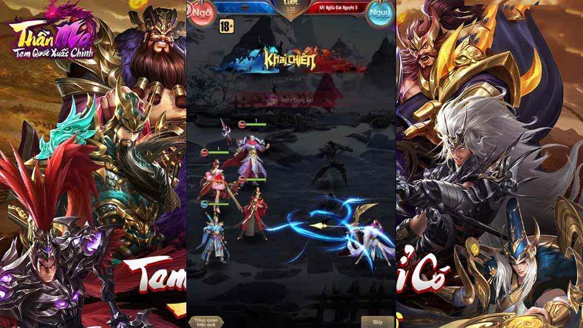 Tải Thần Ma: Tam Quốc Xuất Chinh trên Android, iOS