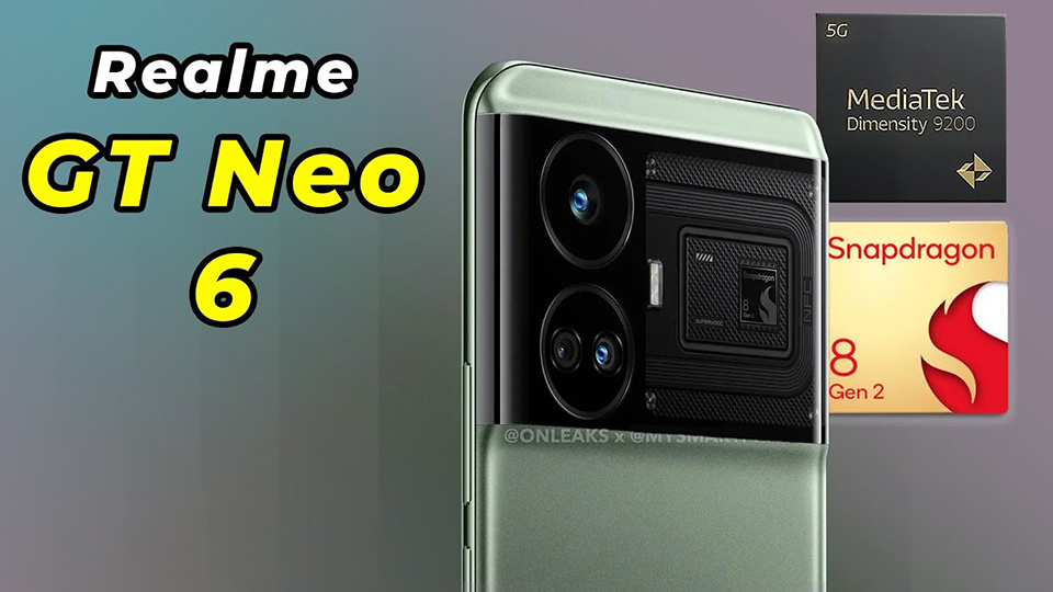realme GT Neo6 sẽ là smartphone dùng chip Snapdragon 8 Gen 2 có giá rẻ nhất