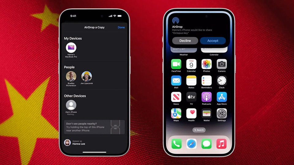 Trung Quốc tuyến bố đã bẻ khóa mã hóa của AirDrop thành công