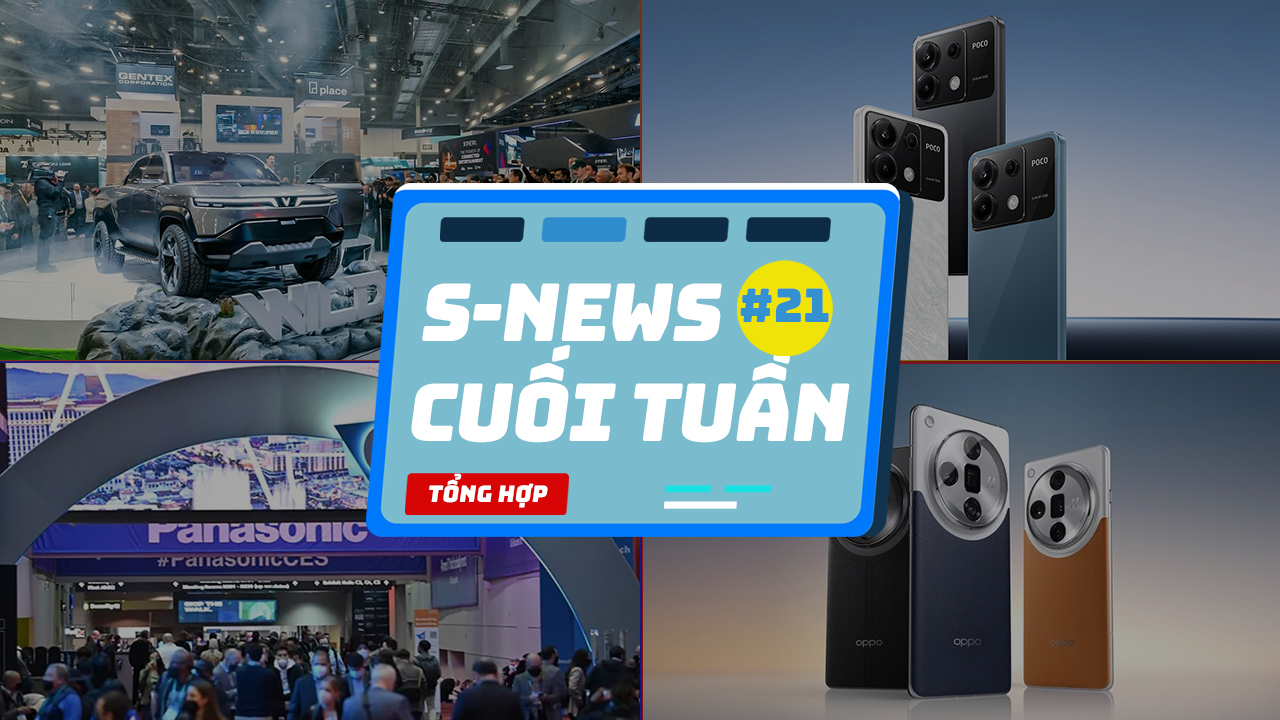 S-News Cuối Tuần #21: Hàng loạt sản phẩm công nghệ được trình làng tại CES 2024, POCO X6 Series ra mắt