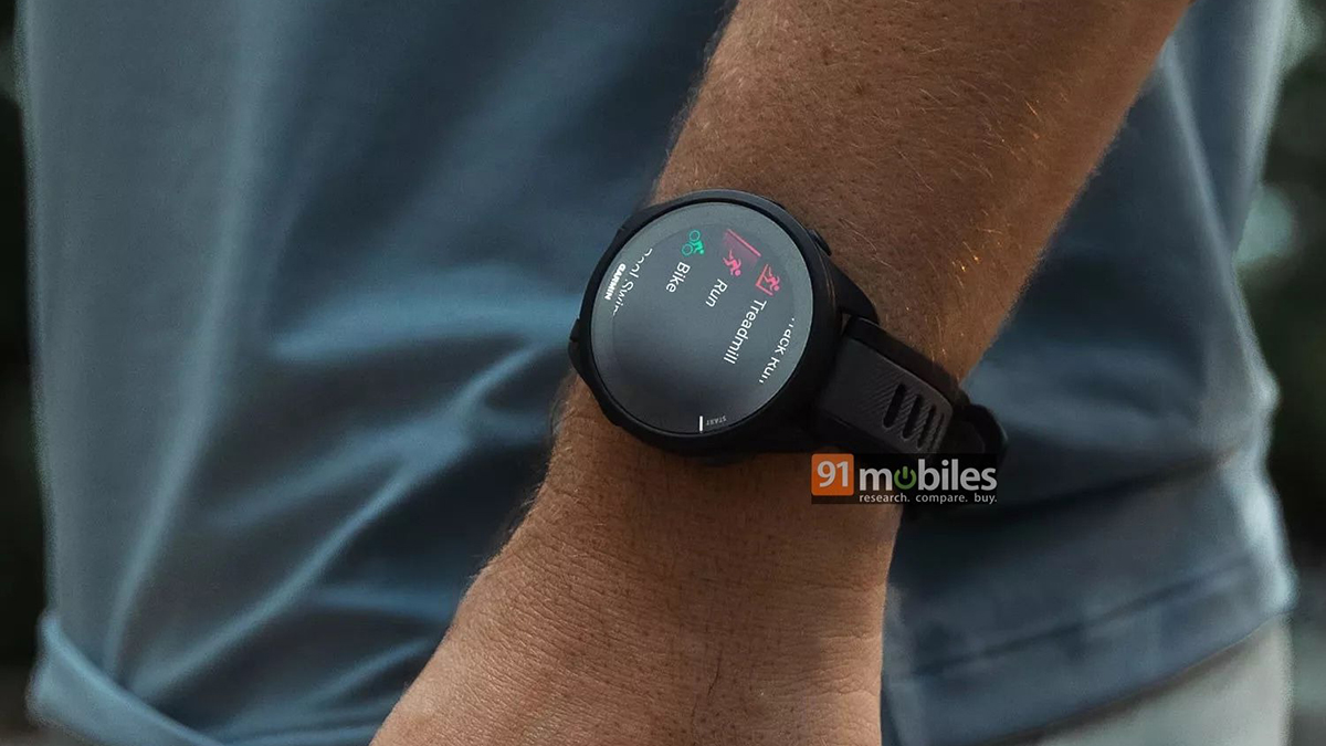 Thiết kế Garmin Forerunner 165 lộ diện trong loạt ảnh render sắc nét