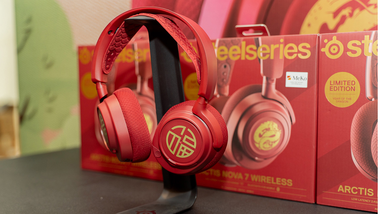 SteelSeries Arctis Nova 7 Dragon ra mắt: Thiết kế độc đáo, hệ thống Âm thanh Nova, pin 38 giờ