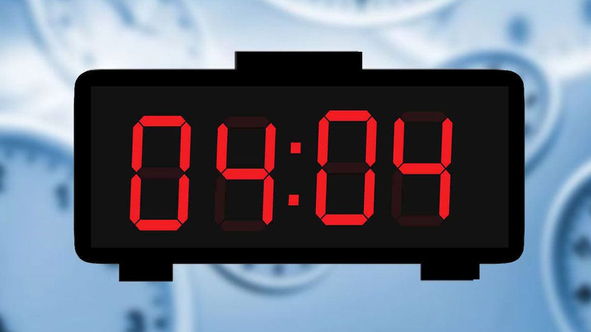 Giờ trùng phút tại 04:04