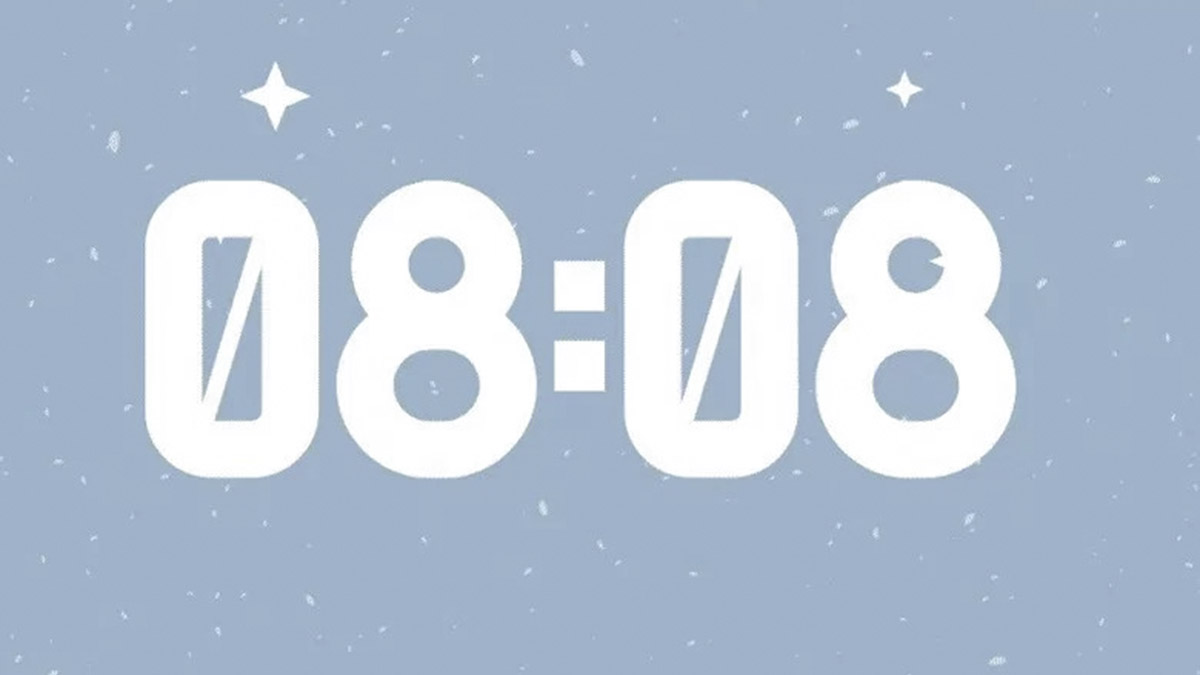 Giờ trùng phút tại 08:08