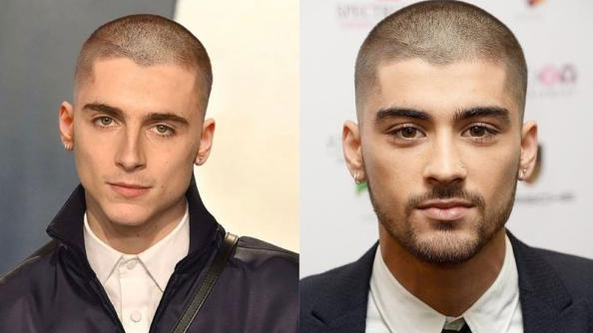 Cắt tóc lính thủy đánh bộ cho mặt vuông