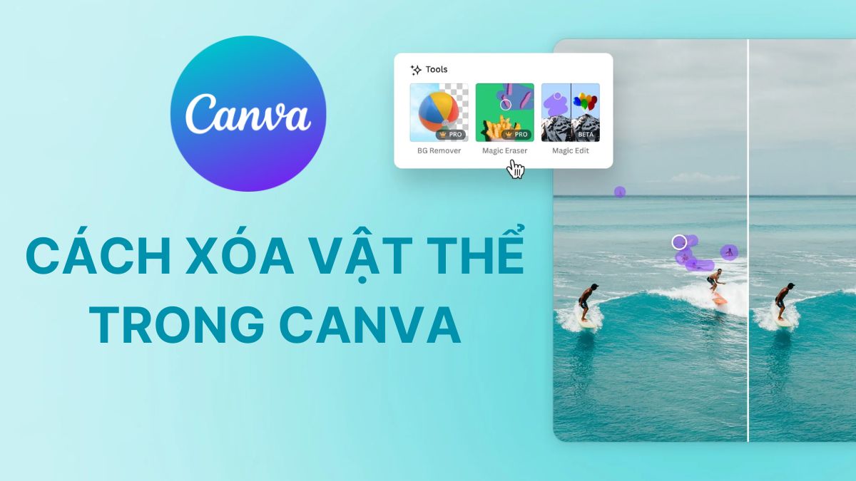 Cách xóa vật thể trong Canva đơn giản chỉ với vài bước