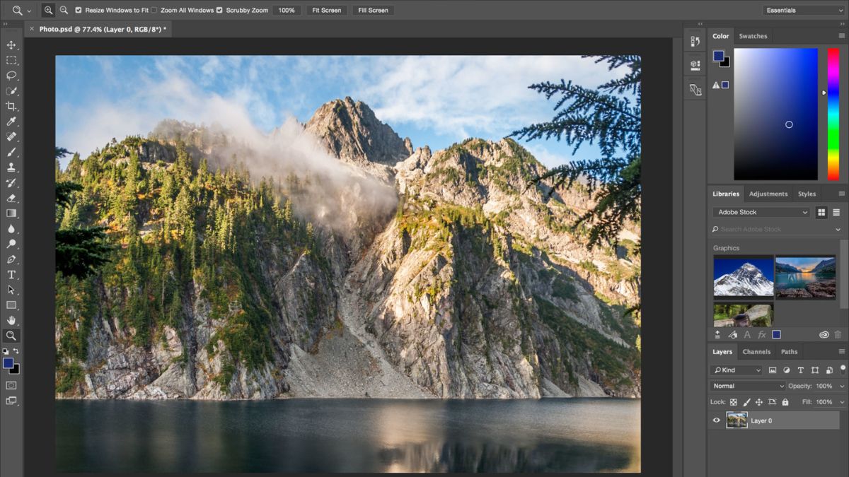 Xoay ảnh trong Photoshop và lưu ý