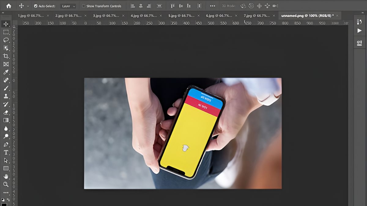 Xoay ảnh trong Photoshop cách 1 bước 3.2