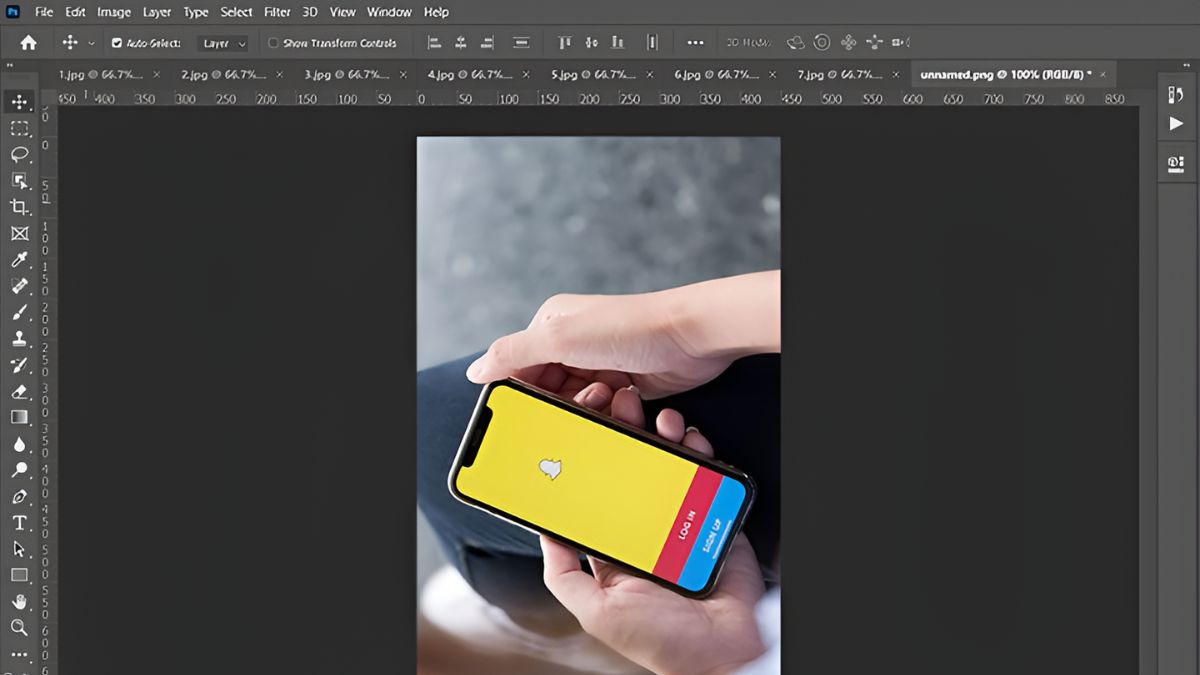 Xoay ảnh trong Photoshop cách 1 bước 3.4